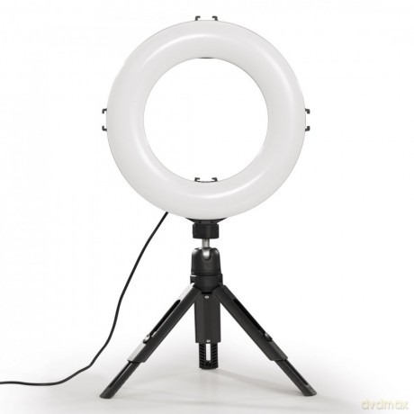 Lampa pierścieniowa z mini statywem smart