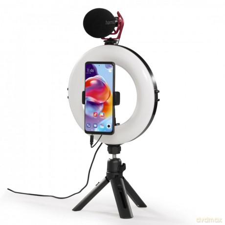 Lampa pierścieniowa z mini statywem smart