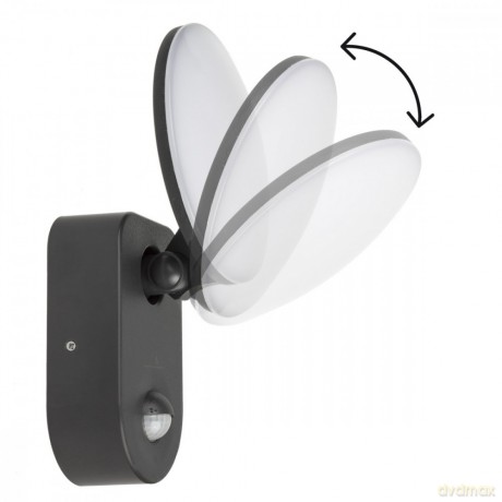 Lampa ścienna LED z czujnikiem PIR MCE367