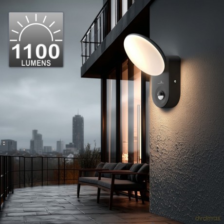 Lampa ścienna LED z czujnikiem PIR MCE367