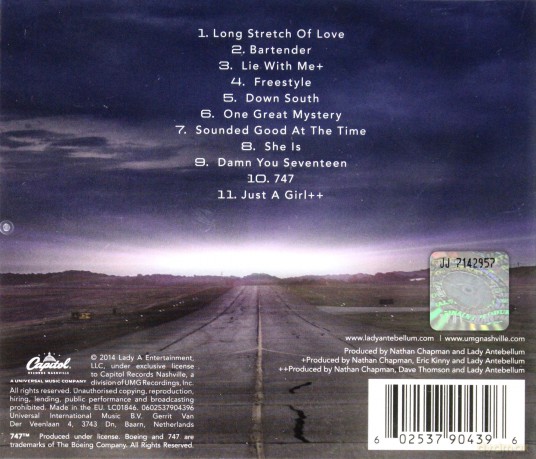 Lady Antebellum: 747 [CD]