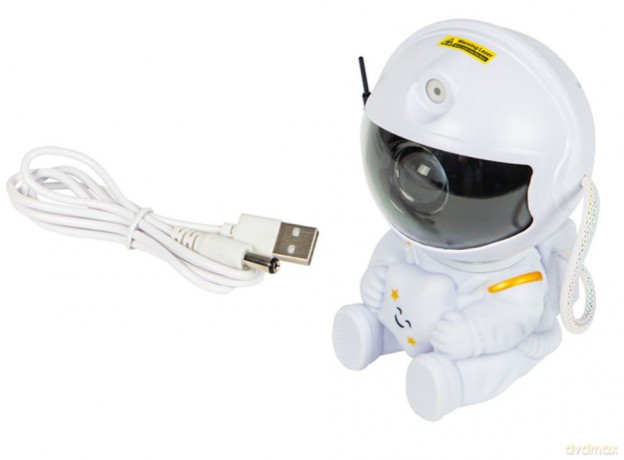 Lampka nocna projektor LED astronauta