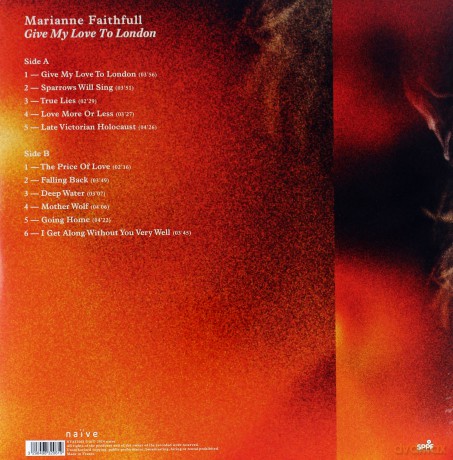 Marianne Faithfull: Give My Love To London [2xWinyl] 
