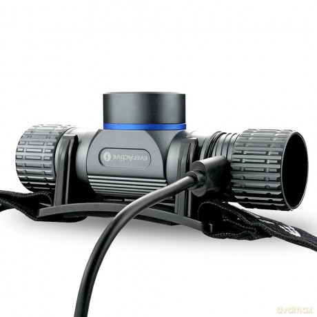 Latarka czołowa LED HL-1100R force IPX4 USB-C