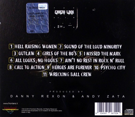 Crazy Lixx: Crazy Lixx [CD]