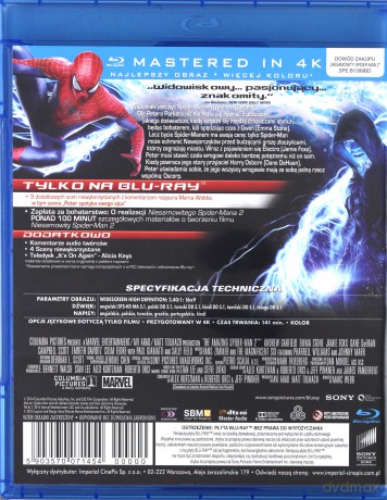 Niesamowity Spider-Man 2 [Blu-Ray] 