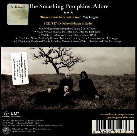 The Smashing Pumpkins: Adore (Limited Edition) [BOX] [6CD]+[DVD]