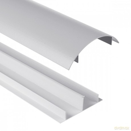 Listwa maskująca MC-814 S srebrna, aluminiowa