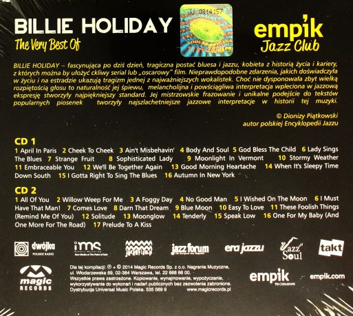 Billie Holiday: Jazz Club [CD]