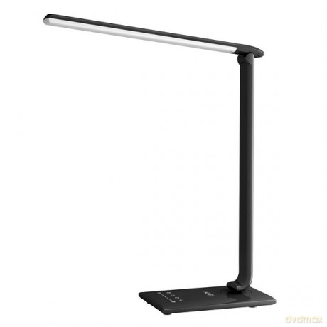LT-T10 Black lampa biurkowa LED dotykowa | 12W | 3000-6500K | 7 poziomów ściemniania | 5 trybów świecenia