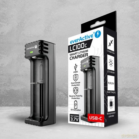 Ładowarka akumulatorowa Li-ion USB-C LC100C