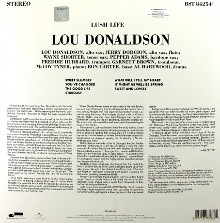 Lou Donaldson: Lush Life [Winyl]