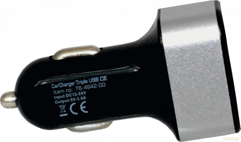 Ładowarka CarCharger Triple USB CE