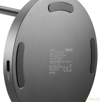 Ładowarka indukcyjna fast charge 15w czarna