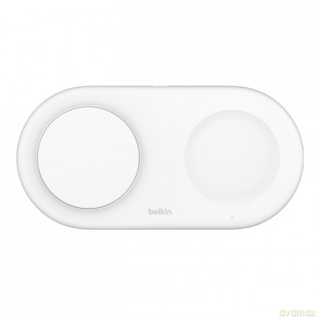 Ładowarka podwójna BoostCharge Pro Qi2 15W biała