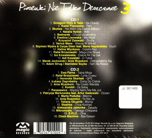 Piosenki Nie Tylko Deszczowe 3 [2CD]