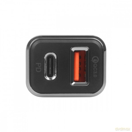 Ładowarka samochodowa uniwersalna USB A+C QC