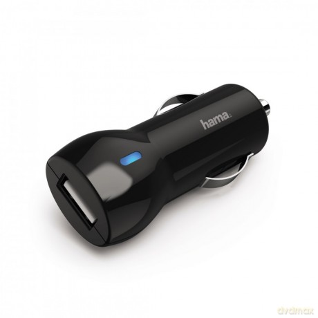 Ładowarka samochodowa USB (2xUSB) 12V 2.4A Czarna