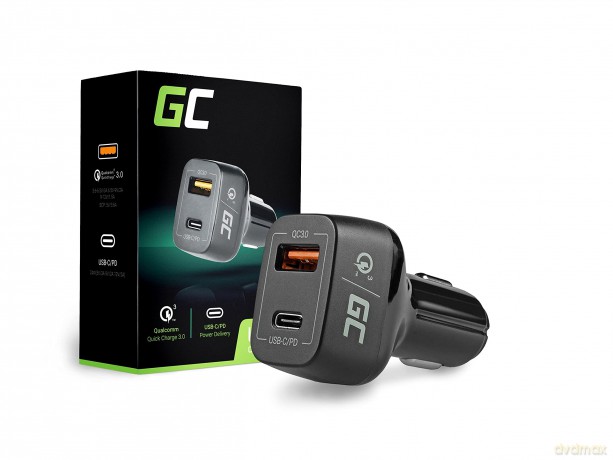 Ładowarka Samochodowa USB-C PD 42W, USB QC 3.0