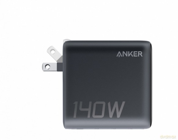 Ładowarka sieciowa 140W PD3.1 kabel USB-C LED Czarna