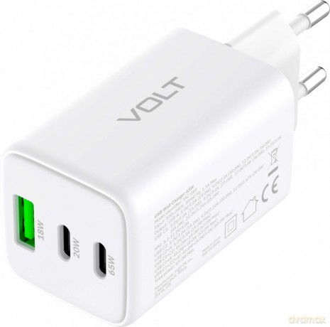 Ładowarka sieciowa 3xUSB 65W 3,24A Power Delivery 3.0 QC4.0