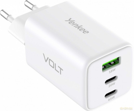 Ładowarka sieciowa 3xUSB 65W 3,24A Power Delivery 3.0 QC4.0