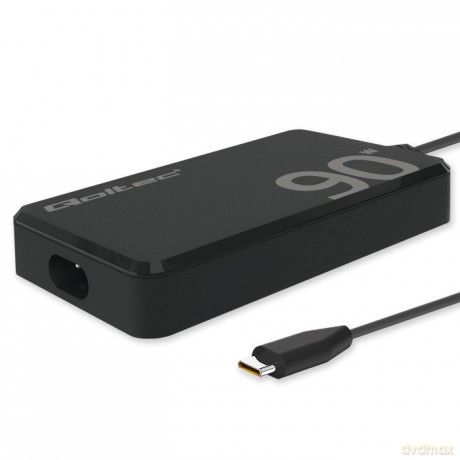 Ładowarka sieciowa 90W GaN Fast SLIM | PD | 5-20V | 4.5A | USB-C 3.1 | Laptop | MacBook | Smartfon | +kabel