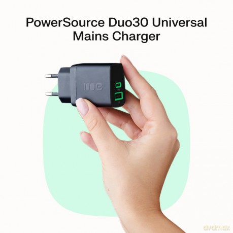 Ładowarka sieciowa USB 30W 1x USB-C CZARNA