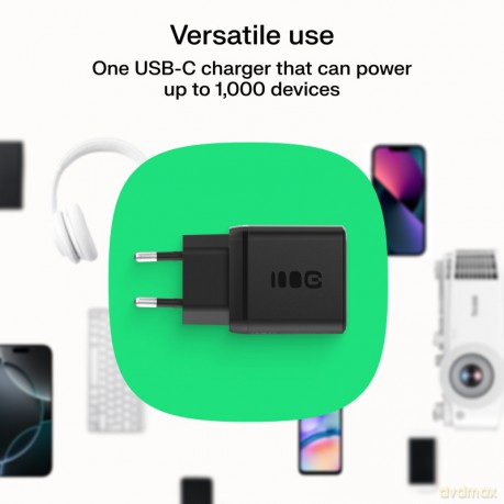 Ładowarka sieciowa USB 30W 1x USB-C CZARNA