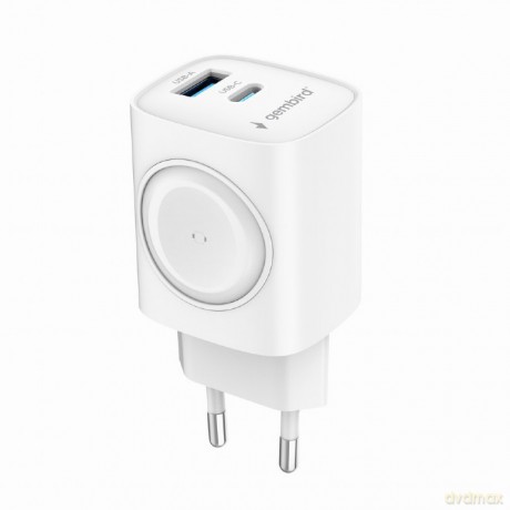Ładowarka USB-A USB-C 20W PowerDelivery Quick Charge 3.0, biała