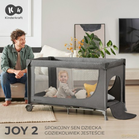 Łóżeczko turystyczne JOY 2 HAPPY SHAPES