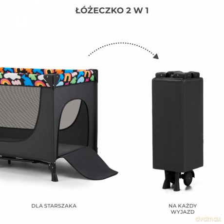 Łóżeczko turystyczne JOY 2 HAPPY SHAPES