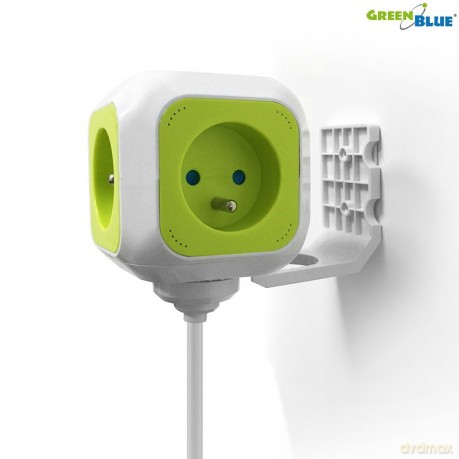 MagicCube poczwórne gniazdko prądowe, 2 wejścia usb 1,4m GB118