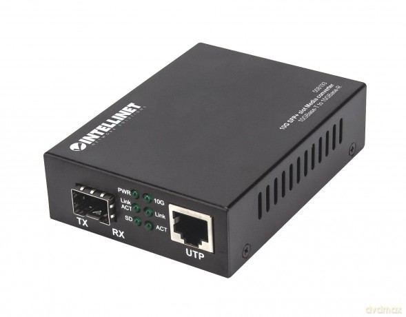 Media konwerter 10GBase-T na 10GBase-R, 10GB SFP+/10GB RJ45