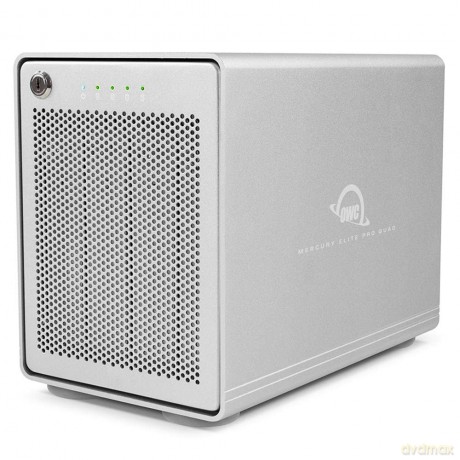 Mercury Elite Pro Quad (4xHDD 2,5/3,5", USB Type-C, aluminium) RAID 5