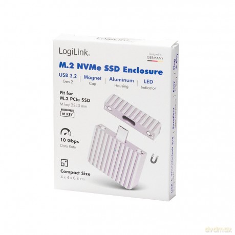 Micro kieszeń USB3.2 1x Gen2, USB-C, PCOe NVMe