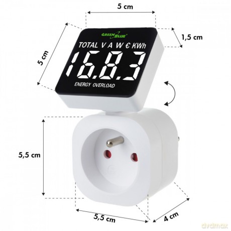 Miernik energii GB620E watomierz