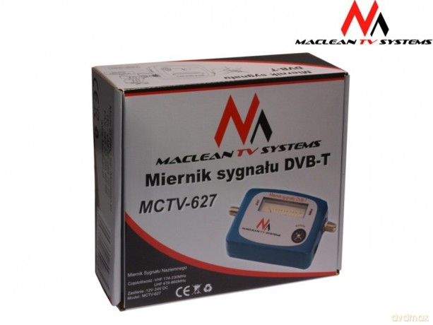 Miernik sygnału DVB-T MCTV-627 Do ustawiania anten DVB-T