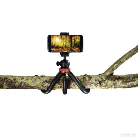 Mini statyw 3w1 flexpro 27cm czerwony