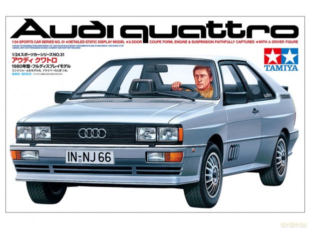 Model plastikowy Audi Quattro 1/24