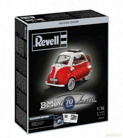 Model plastikowy BMW Isetta 250 70TH AN. 1/16