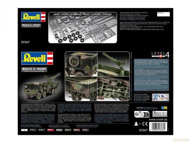 Model plastikowy Ciężarówka Man 10T Milgl 8x8 1/35