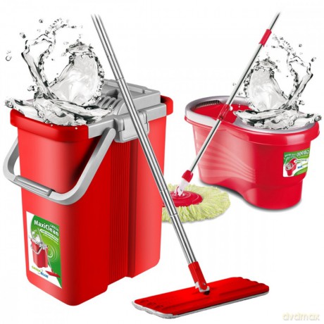 Mop płaski z wiadrem i wyciskaczem GB850