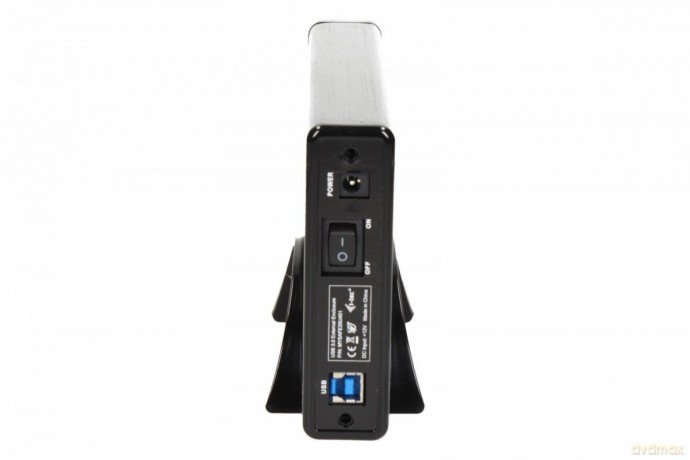 MYSAFE Advanced 3,5" USB 3.0 Obudowa zewnętrzna na dyski HDD i SSD SATA I II III czarna aluminiowa