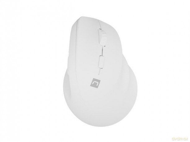 Mysz bezprzewodowa wertykalna Crake 2 BT 5.2 + 2.4GHz biała