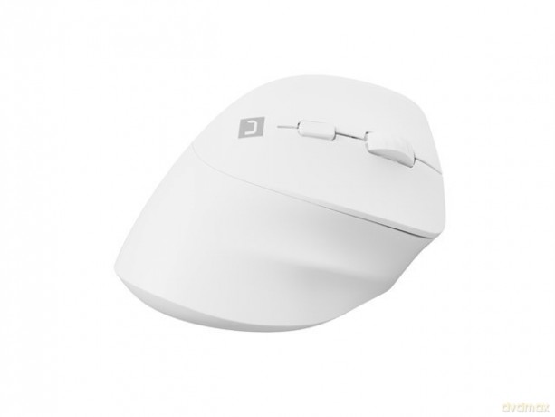 Mysz bezprzewodowa wertykalna Crake 2 BT 5.2 + 2.4GHz biała