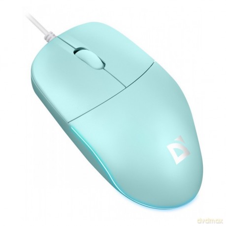 Mysz przewodowa AZORA MB-241 1200 DPI miętowa podświetlenie