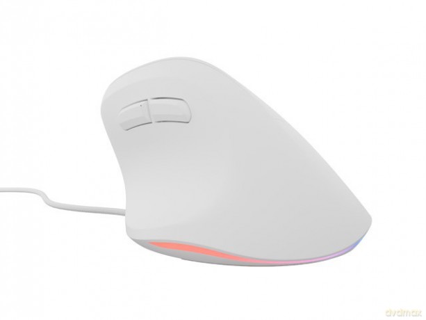 Mysz wertykalna CRAKE 2 PRO 128000DPI optyczna biała