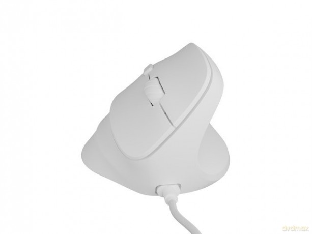 Mysz wertykalna CRAKE 2 PRO 128000DPI optyczna biała