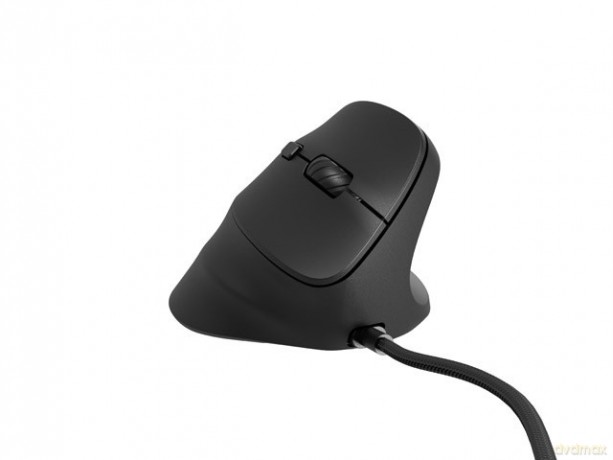 Mysz wertykalna CRAKE 2 PRO 128000DPI optyczna czarna